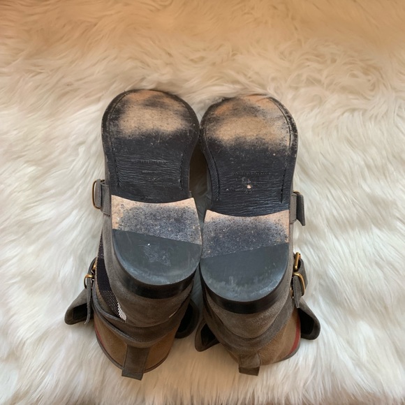 Authentic Burberry Worcester Belt Suede Boots - Picture 7 of 14